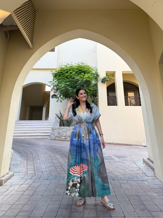 Nirvana Dress in Capri Coast Print