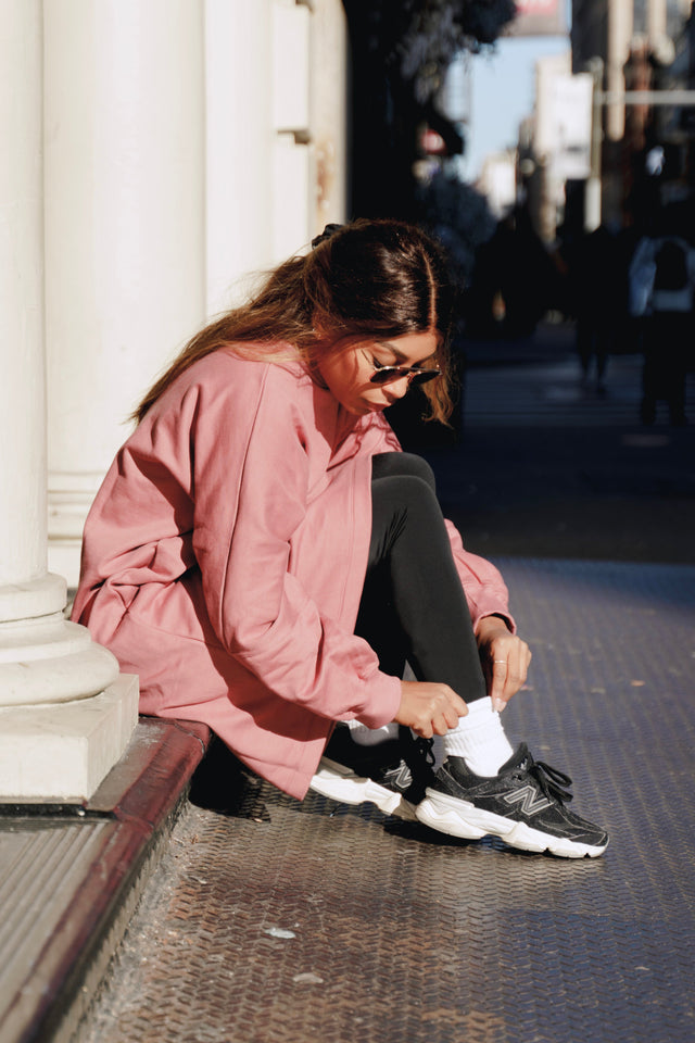 Nina Sweater dress - Rose