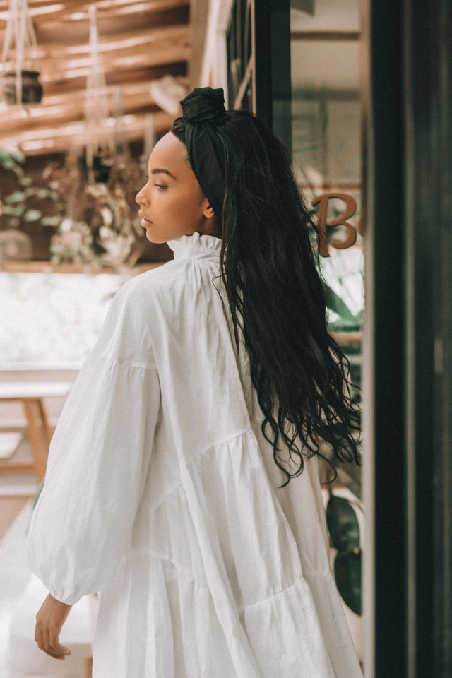 Armina cotton dress - White