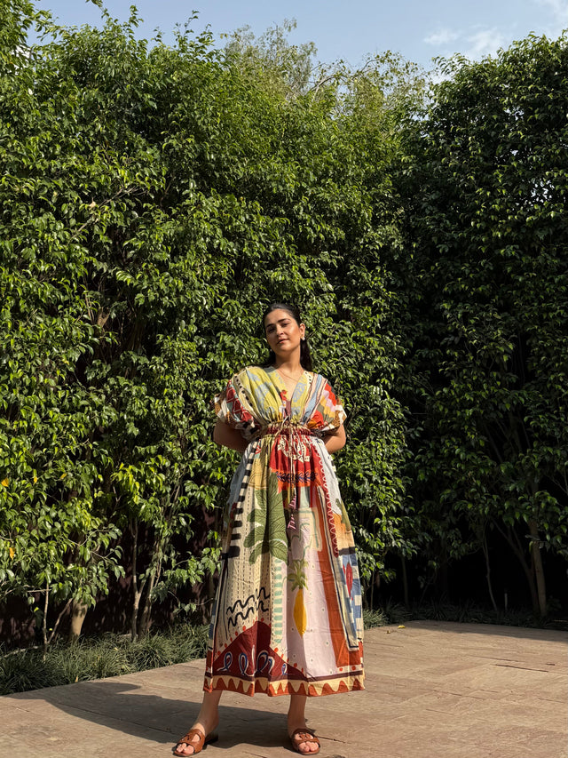 Nirvana Dress in Encanto print