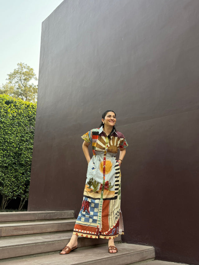 Alessia Dress in Encanto print
