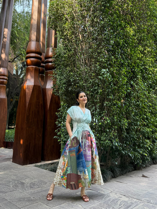 Bonita Dress in Casa Parade print