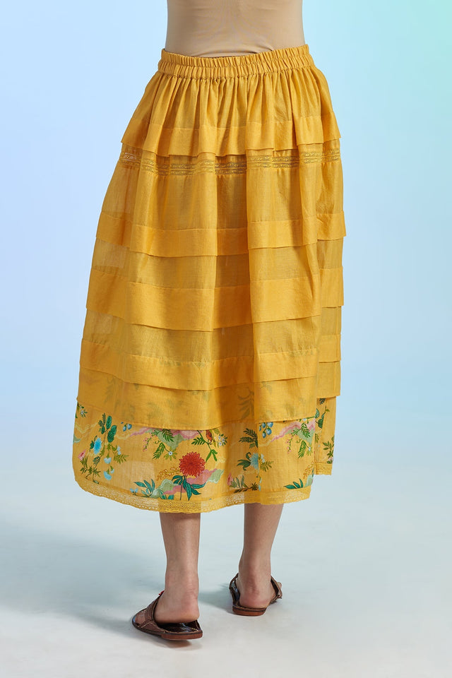 Aam Layered Skirt - Skirt - Mizyana