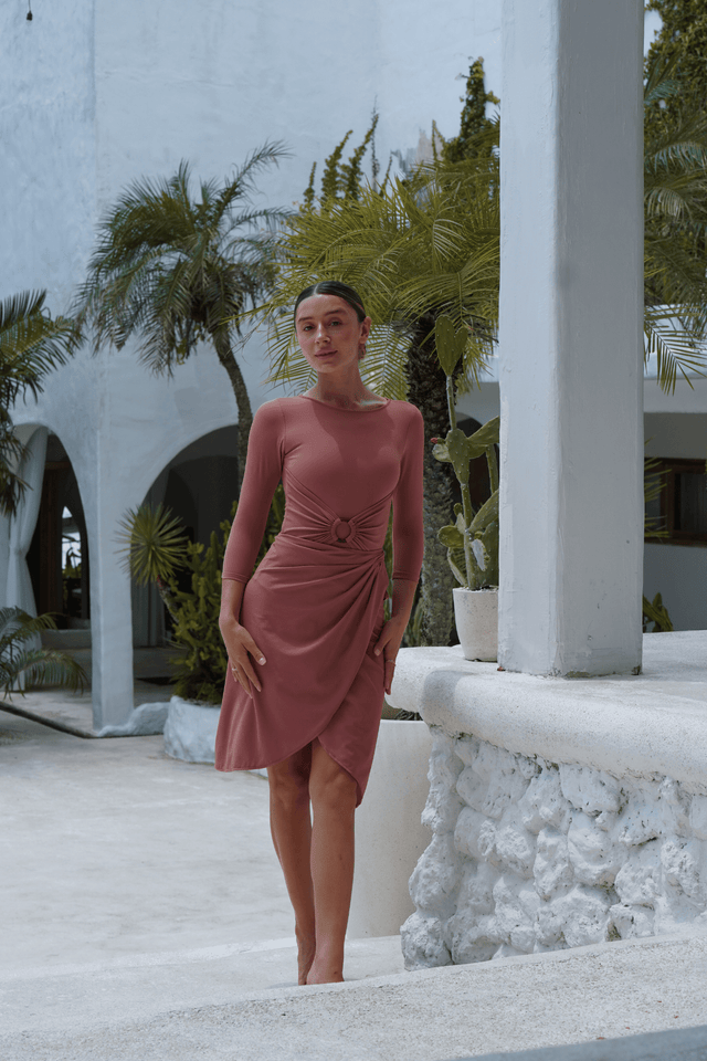 Adaya swim set with real wrap skirt - Melrose - Swim Set - Mizyana