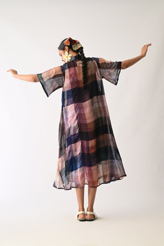 Afterglow Overlay Appliqué Dress Set - Dress - Mizyana