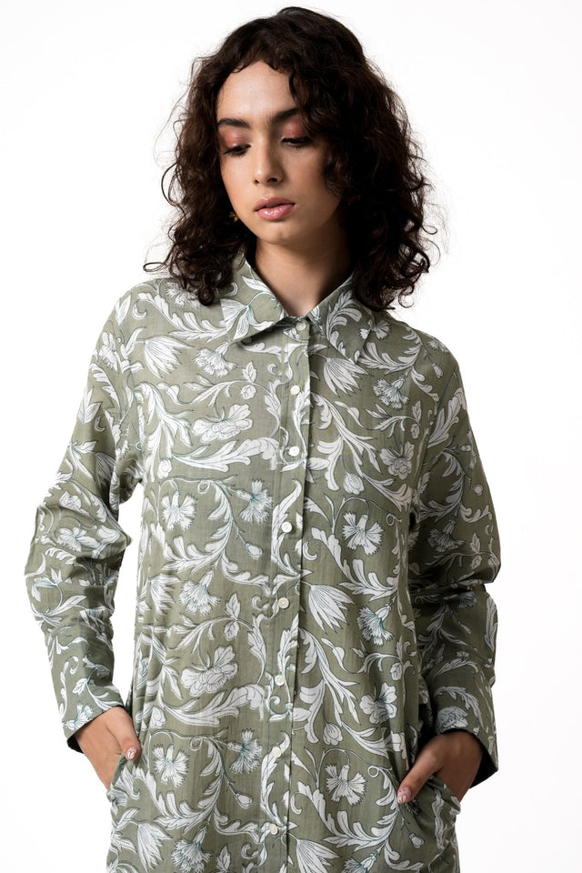 Aira Shirt Dress - Dress - Mizyana