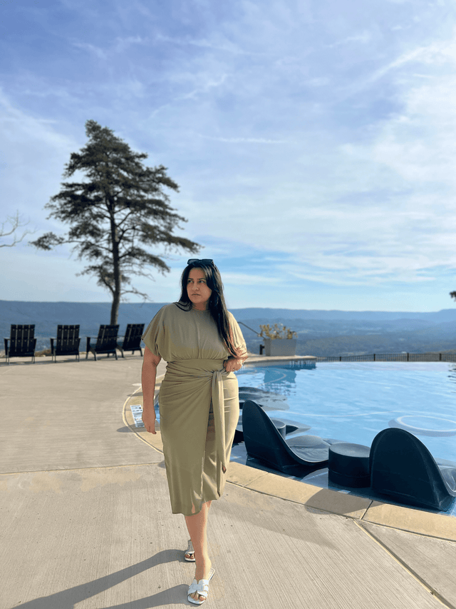 Alejandra Swim Dress – Olive - Swim Dress - Mizyana