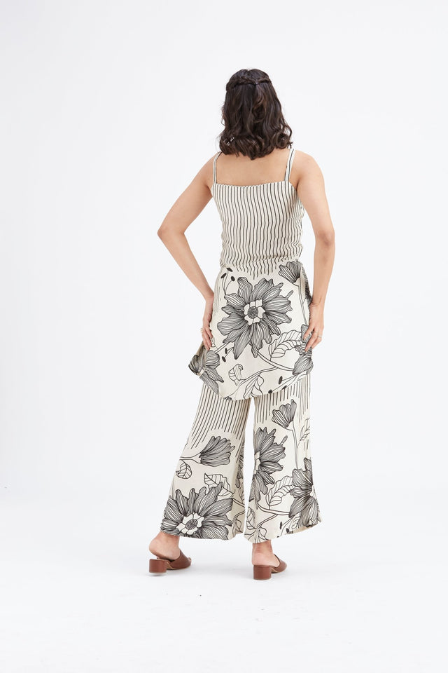 Alina white co-ord set - Co-ord Set - Mizyana
