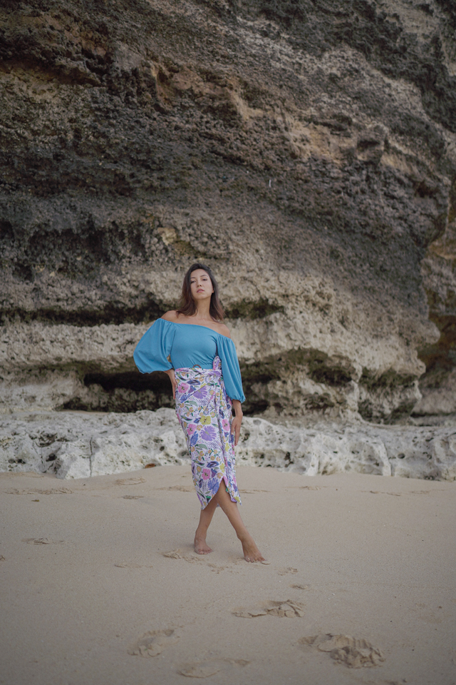 Ana swim skirt - Floral