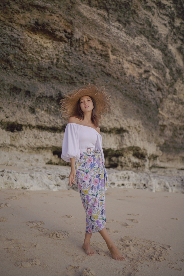 Ana swim skirt - Floral