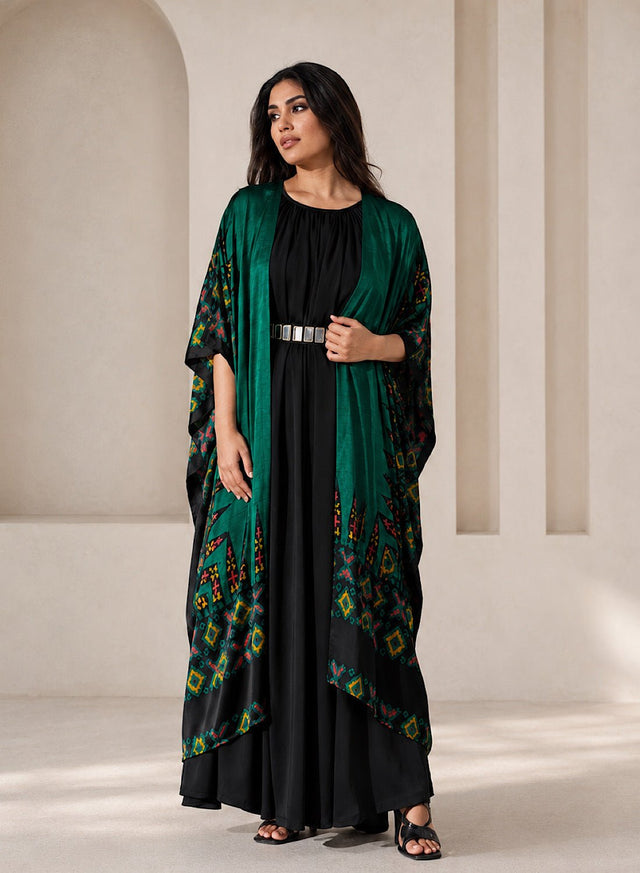 Ankara G cape kaftan set - Kaftan - Mizyana