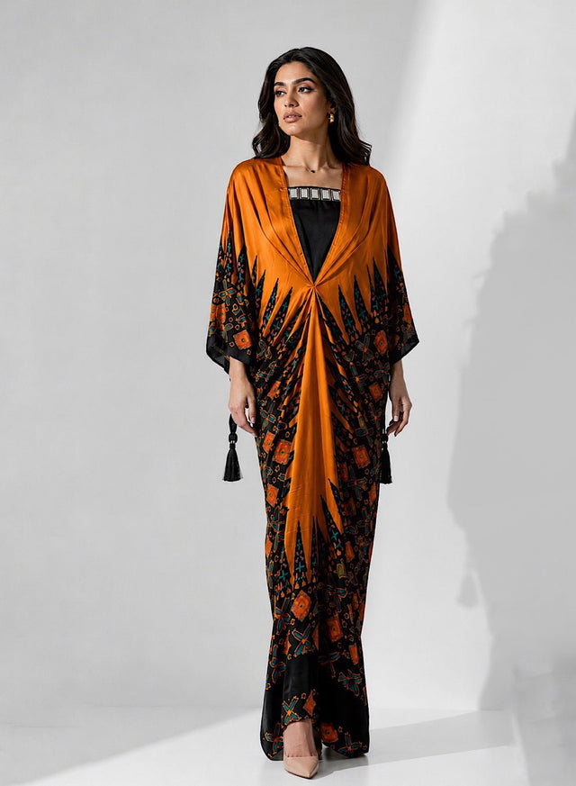 Ankara gold kaftan - Kaftan - Mizyana