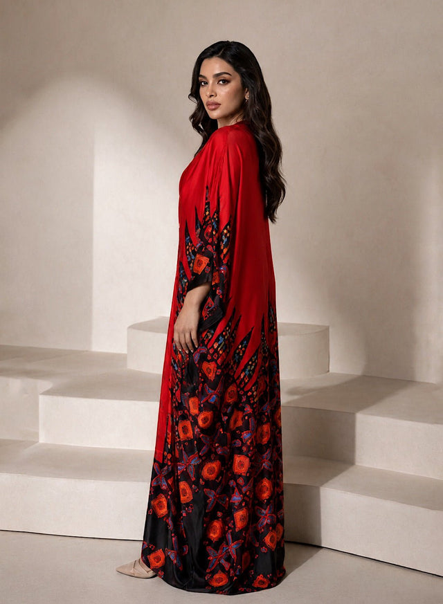Ankara red kaftan - Kaftan - Mizyana