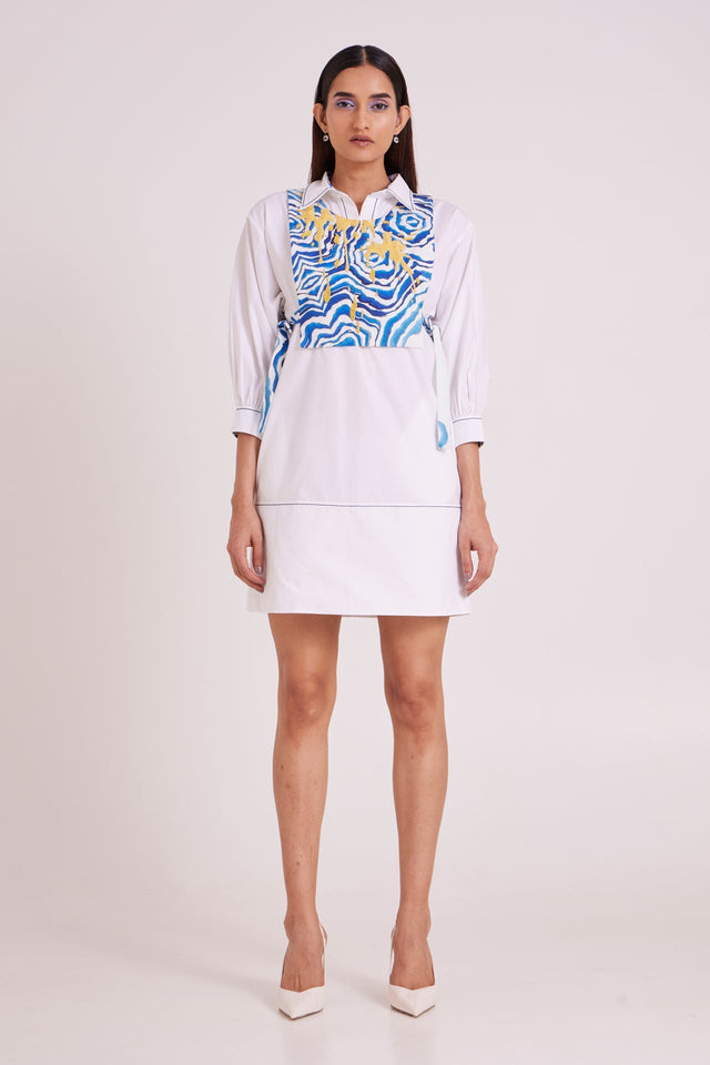 Apollo - Sunlit Tide Dress - Two-Piece Set - Mizyana