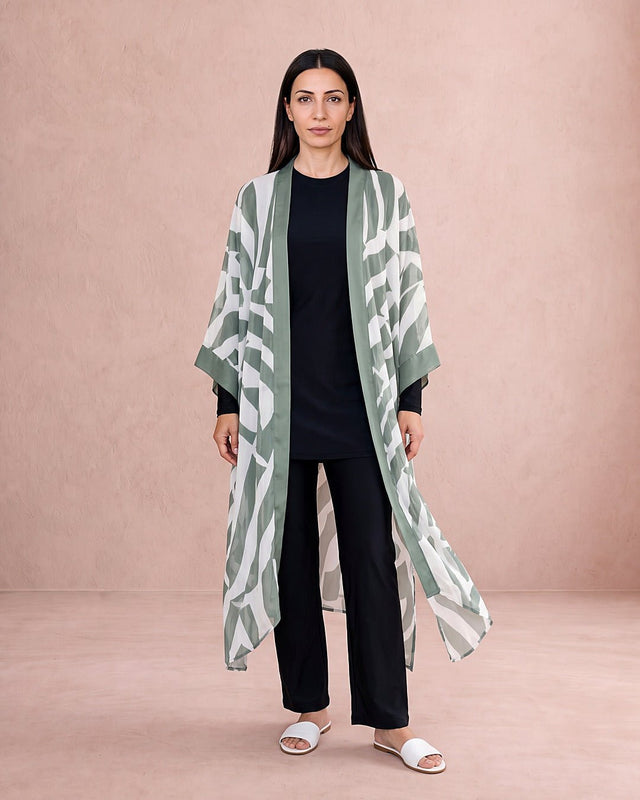 Arabesque Kimono - Swimwear Kimono - Mizyana