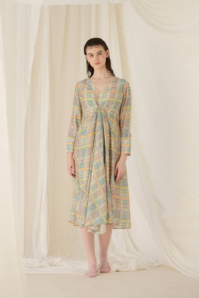 Ash Printed Kaftan - Kaftan - Mizyana