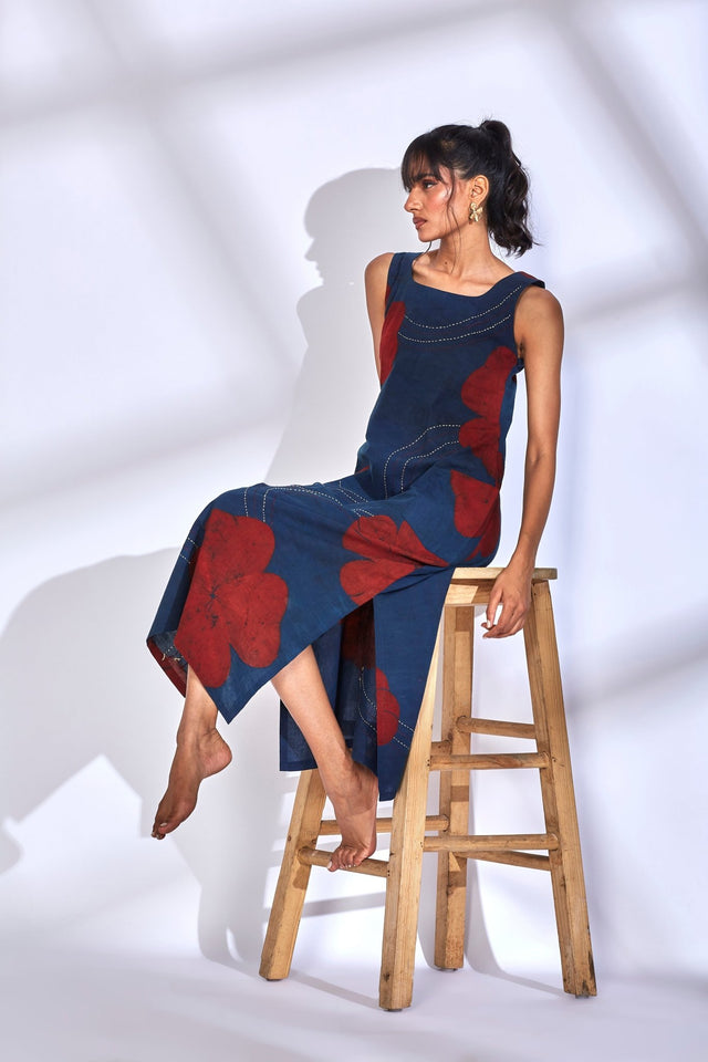 Aura Indigo Dress - Dress - Mizyana