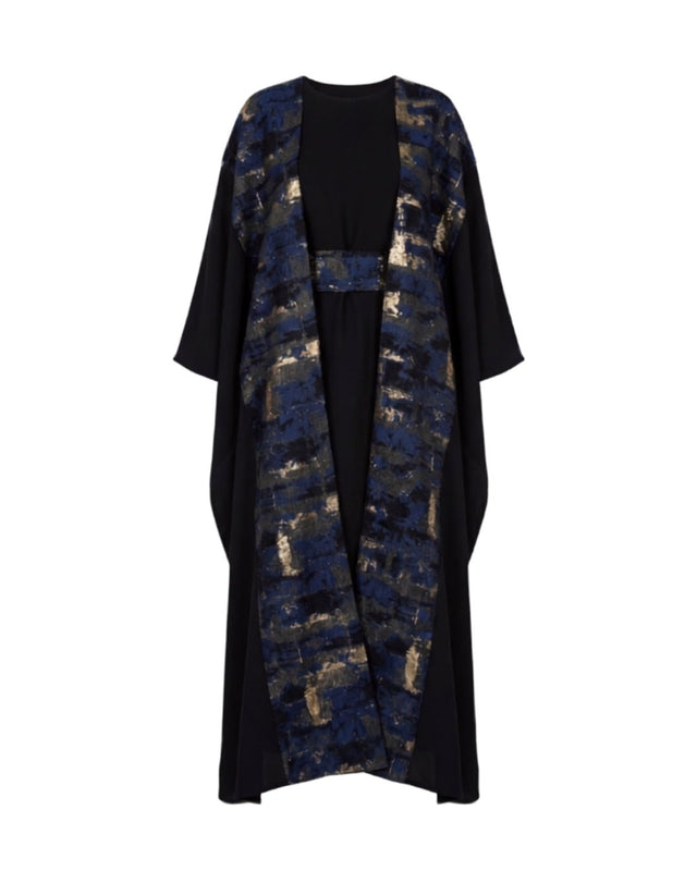Aurora Textured Belted Abaya - Abaya - Mizyana