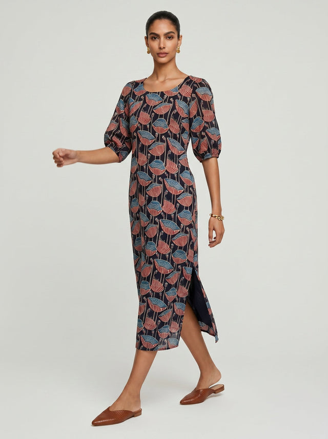Ava Black Modal Dress - Dress - Mizyana