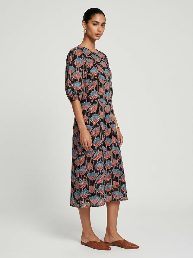 Ava Black Modal Dress - Dress - Mizyana