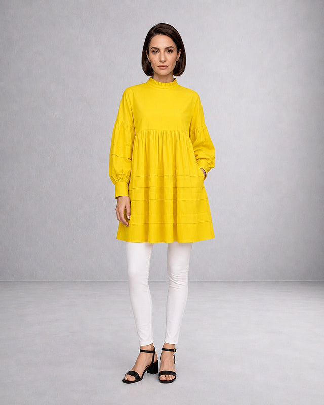 Avira Aakaar Cotton Dress - Dress - Mizyana