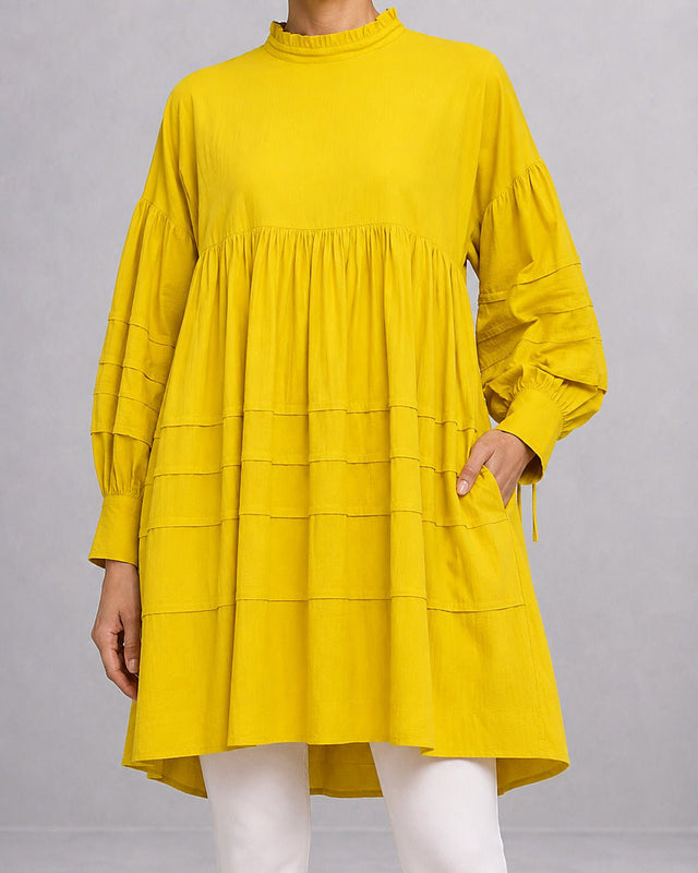 Avira Aakaar Cotton Dress - Dress - Mizyana