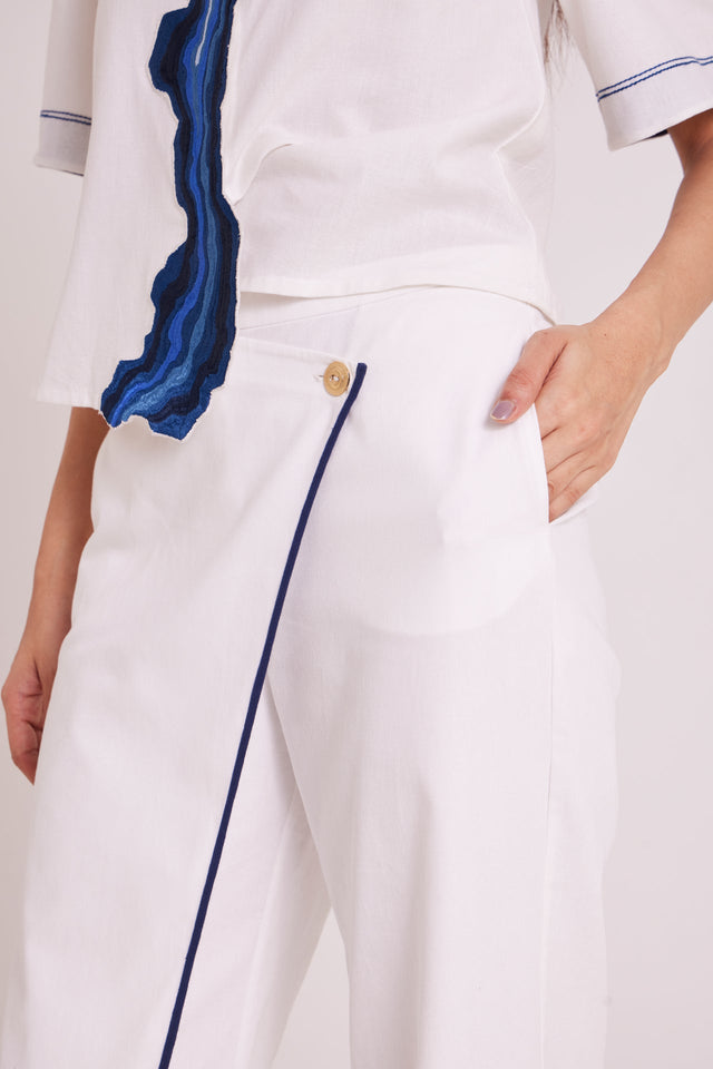 Avisa - Blue Current Co-ord Set - Co-ord Set - Mizyana