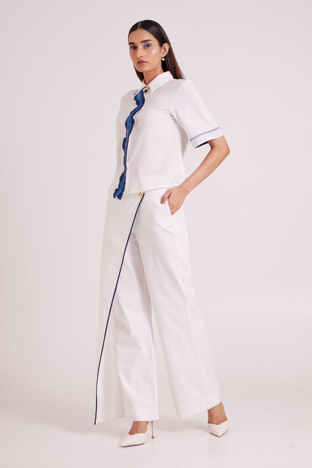 Avisa - Blue Current Co-ord Set - Co-ord Set - Mizyana