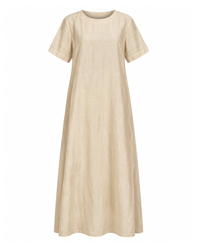 Badaam Handwoven Mulberry Silk Kurta Dress Co-ord Set - Co-ord Set - Mizyana