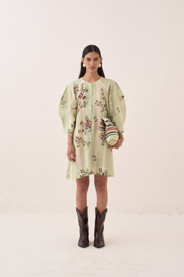 Bagiya Bubble Sleeve Aline - Shirt - Mizyana