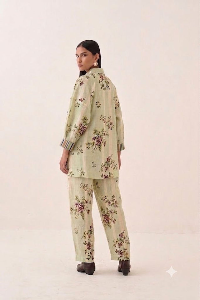Bagiya Floral Psyflora Top Set - Two-Piece Set - Mizyana