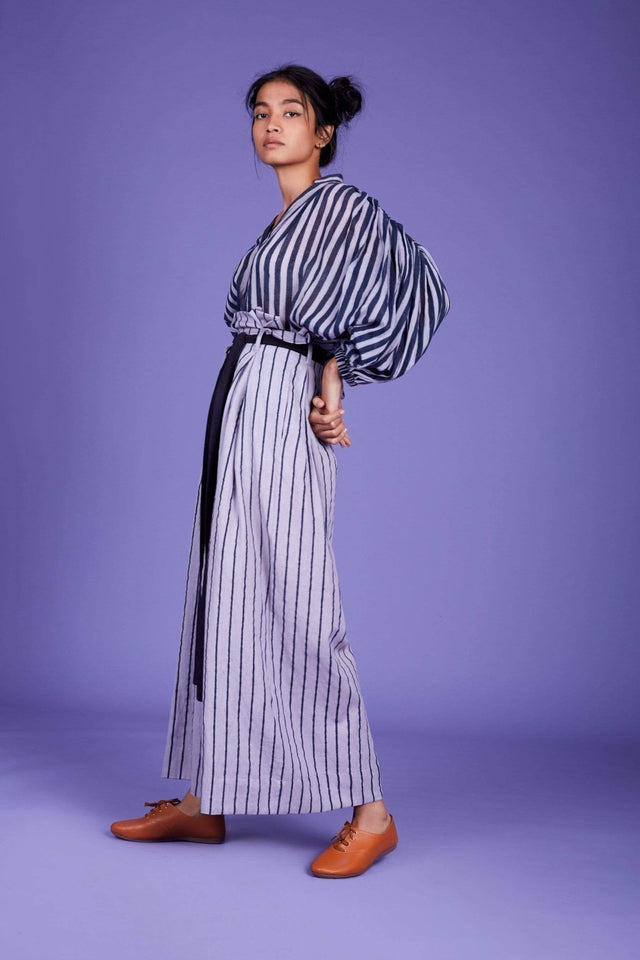 Baha Shirt and Pant Set-SS Lavender - Two-Piece Set - Mizyana