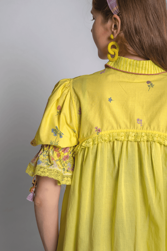 Basant Floral Shirt - Shirt - Mizyana
