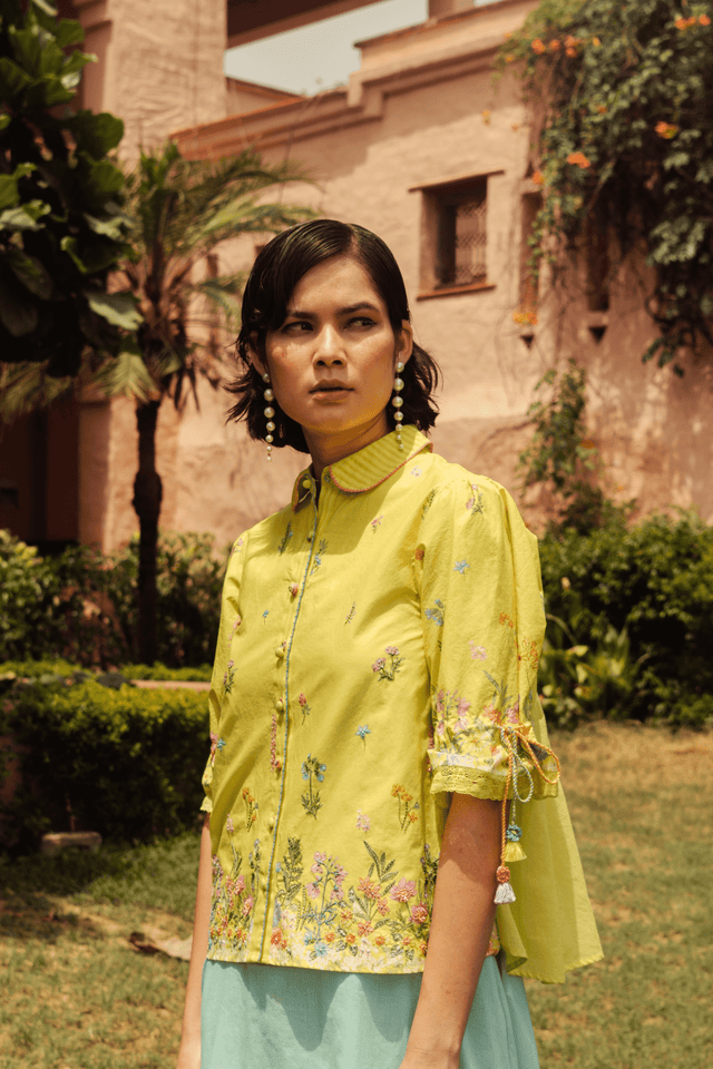 Basant Floral Shirt - Shirt - Mizyana