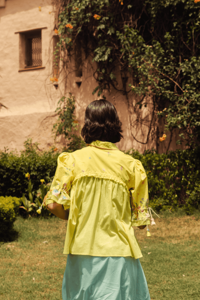 Basant Floral Shirt - Shirt - Mizyana