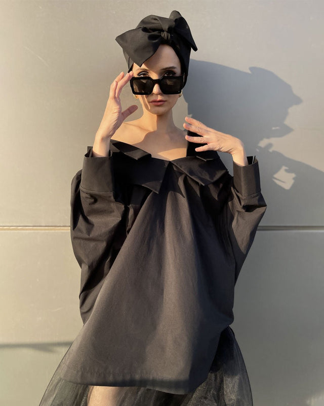 BASO OVERSIZE SHIRT-TUNIC - Shirt - Mizyana