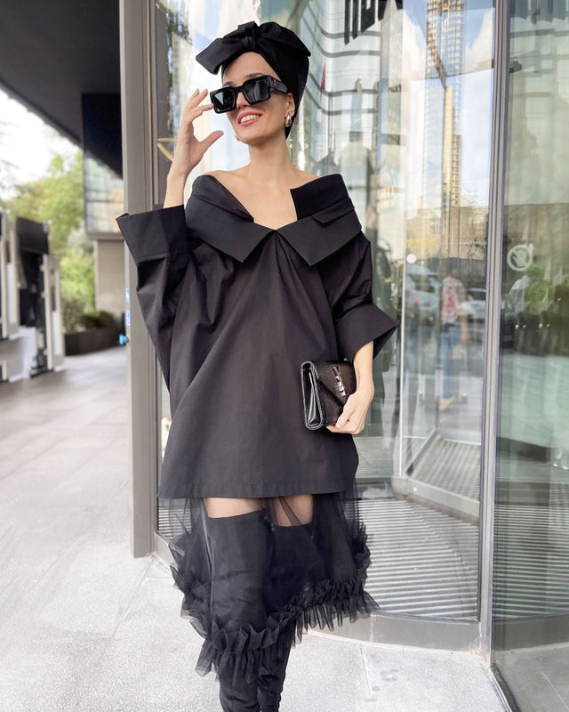BASO OVERSIZE SHIRT-TUNIC - Shirt - Mizyana
