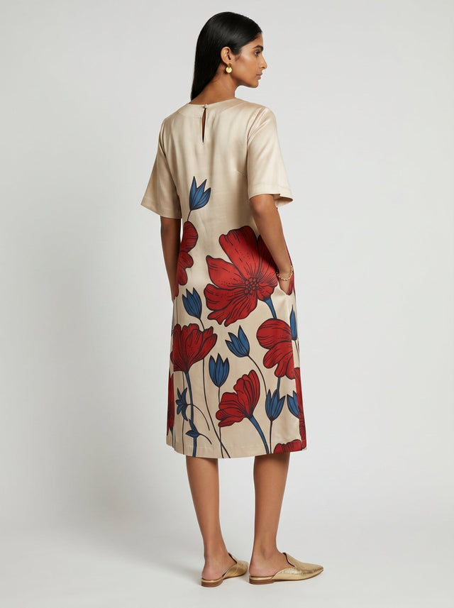 Bea White Modal Dress - Dress - Mizyana