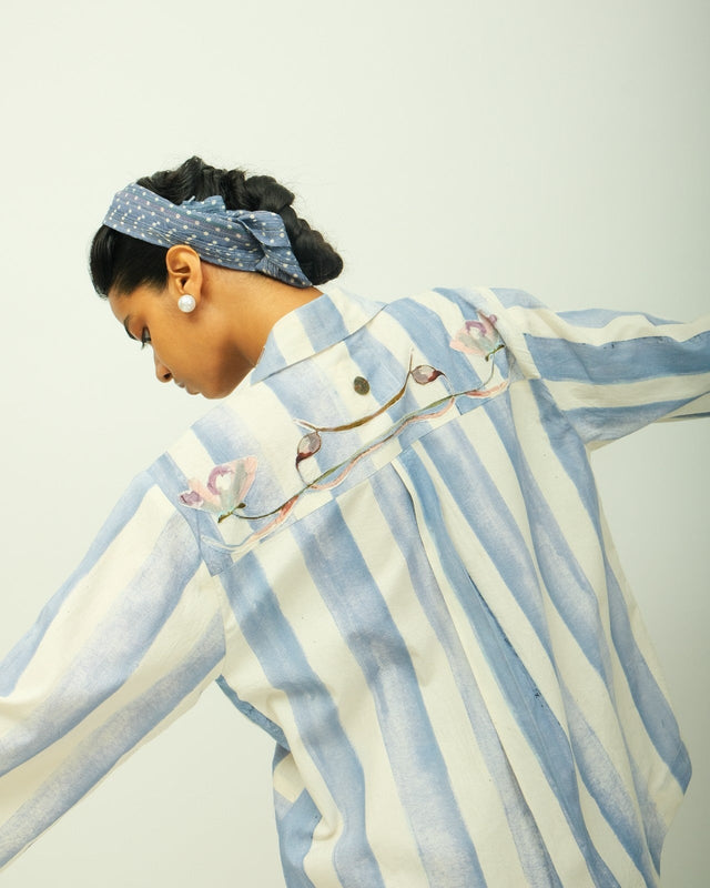 Bloomist Applique Cord Set - Co-ord Set - Mizyana