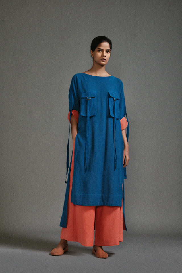 Blue New Ruka Tunic - Shirt - Mizyana