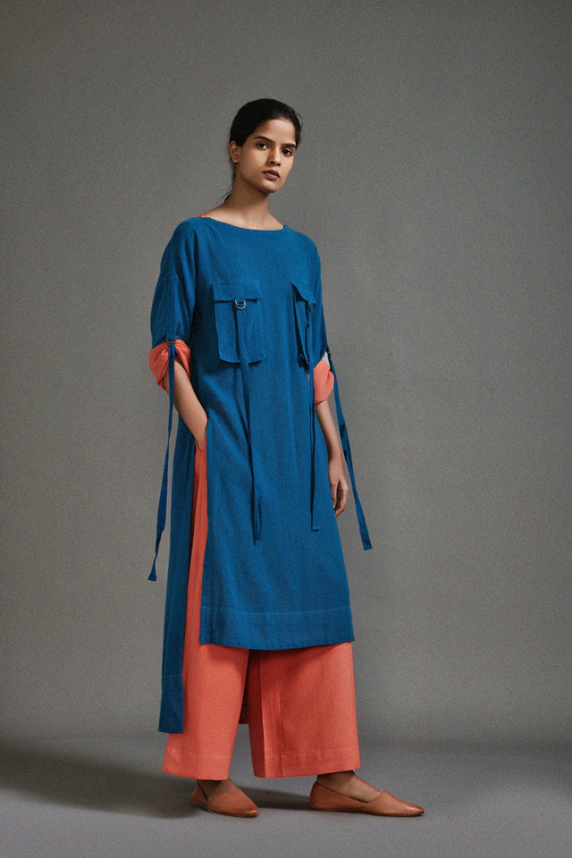 Blue New Ruka Tunic - Shirt - Mizyana