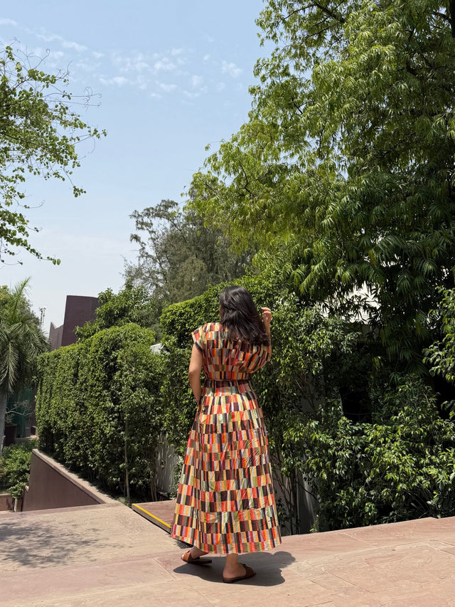 Bonita Dress in Camino print - Dress - Mizyana