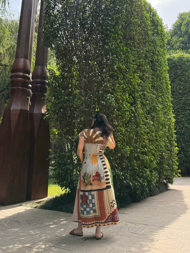 Bonita Dress in Encanto print - Dress - Mizyana