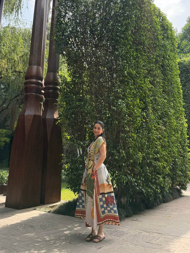 Bonita Dress in Encanto print - Dress - Mizyana