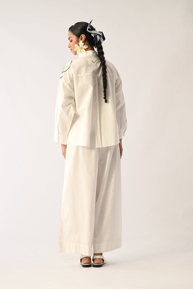 Botanica IVORY Sky Appliqué Shirt - Shirt - Mizyana
