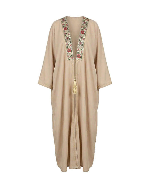 Breeze Linen Bisht Abaya - Abaya - Mizyana