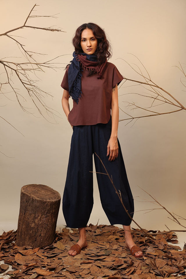 Brown CB Sevi Top - Shirt - Mizyana