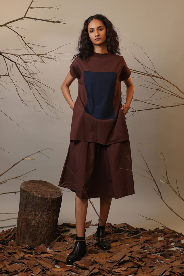 Brown CB Stara Dress - Dress - Mizyana