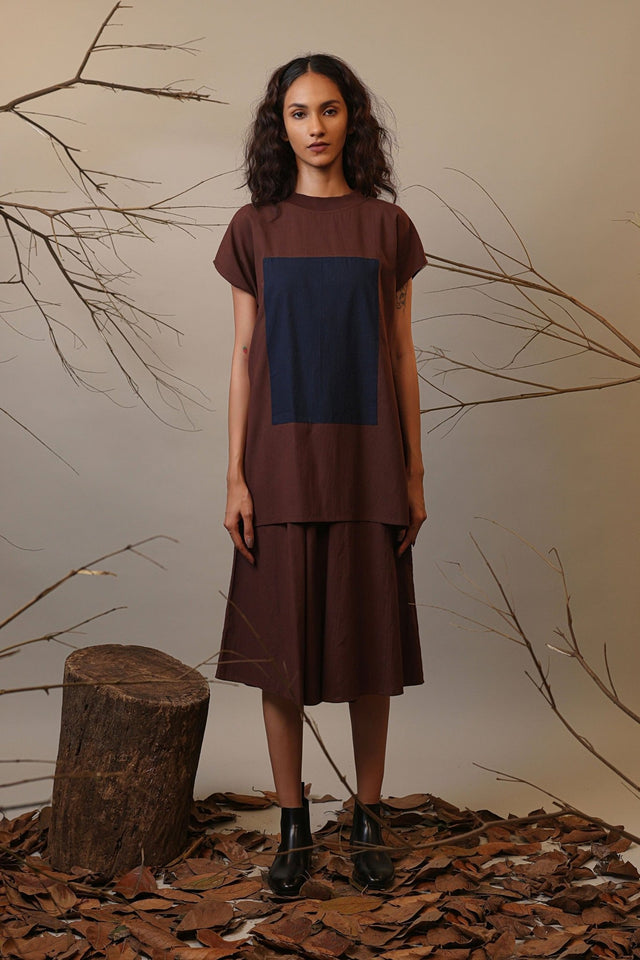 Brown CB Stara Dress - Dress - Mizyana