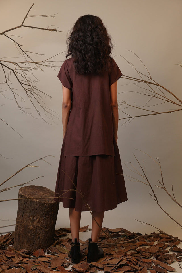 Brown CB Stara Dress - Dress - Mizyana